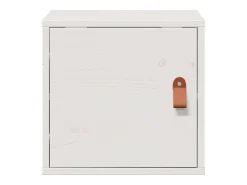 Prateleira|vidaxl Armários de parede 2 pcs 31,5x30x30 cm pinho maciço branco Castanho