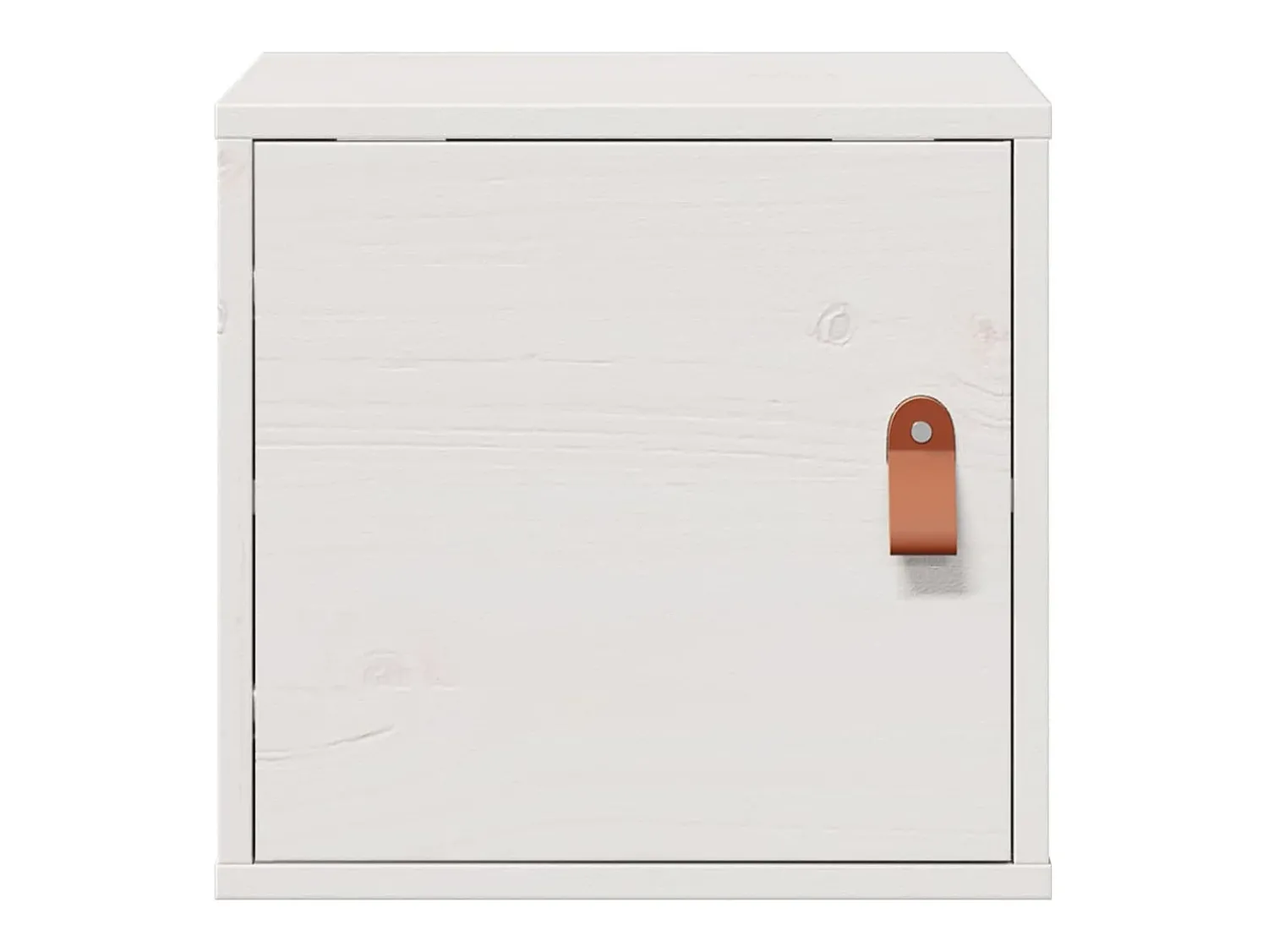 Prateleira|vidaxl Armários de parede 2 pcs 31,5x30x30 cm pinho maciço branco Castanho