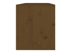 Hot vidaxl Armários de parede 2 pcs 45x30x35 cm pinho maciço mel Castanho
