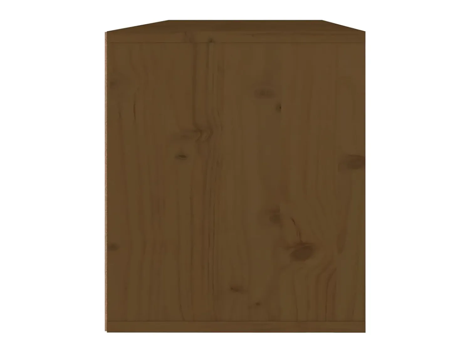 Hot vidaxl Armários de parede 2 pcs 45x30x35 cm pinho maciço mel Castanho