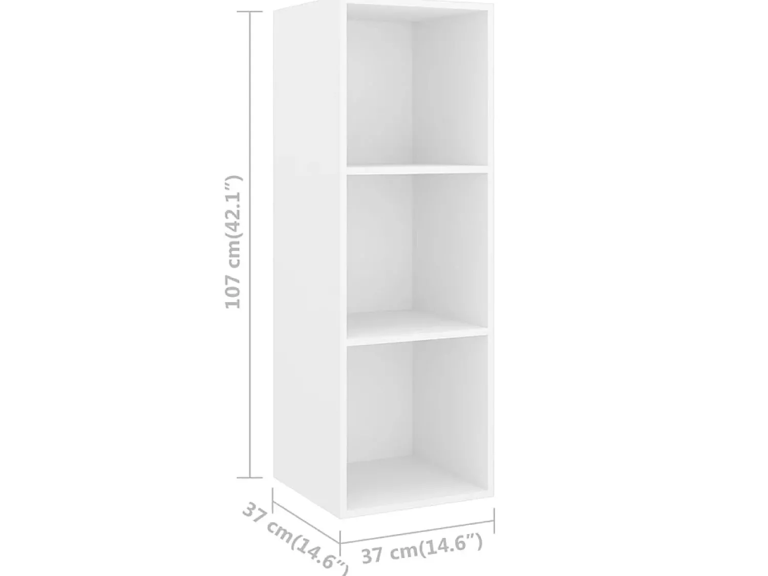 Outlet Armários de parede para TV 2 pcs contraplacado PT127810 Branco