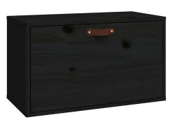 vidaxl Armários de parede 60x30x35 cm pinho maciço^ Prateleira