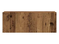 Móvel De Tv*vidaxl armários de TV montados na parede 4 pcs madeira velha Castanho