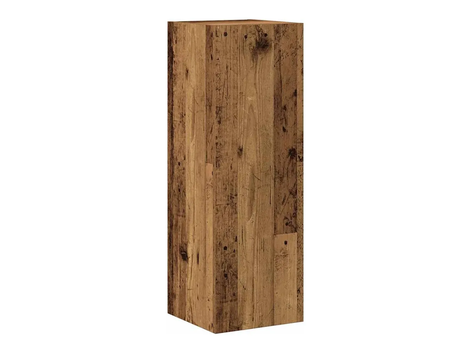 Móvel De Tv*vidaxl armários de TV montados na parede 4 pcs madeira velha Castanho