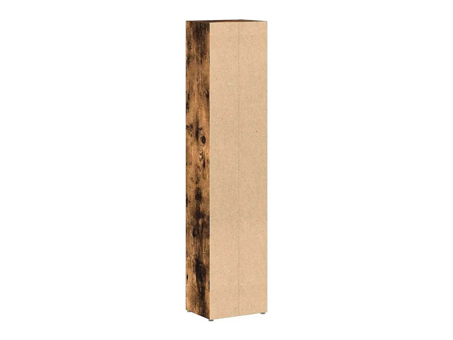 vidaxl Armários para CDs 2pcs 21x16x93,5 cm derivados madeira fumado^ Móvel De Arrumação
