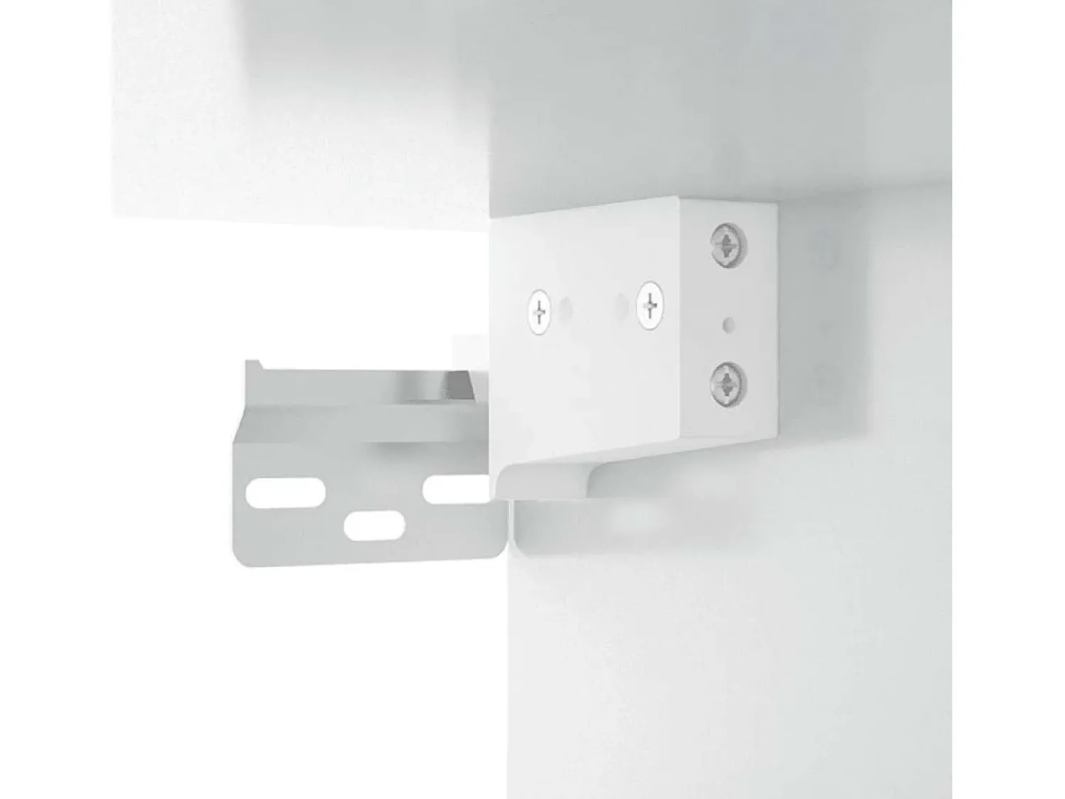 Móvel De Tv*vidaxl Armários parede 2pcs 80x36,5x35 cm madeira brilhante Branco