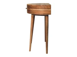 Consola* Artisan Furniture Madeira maciça Mesa Console Odyssey em Tom de Carvalho Castanho