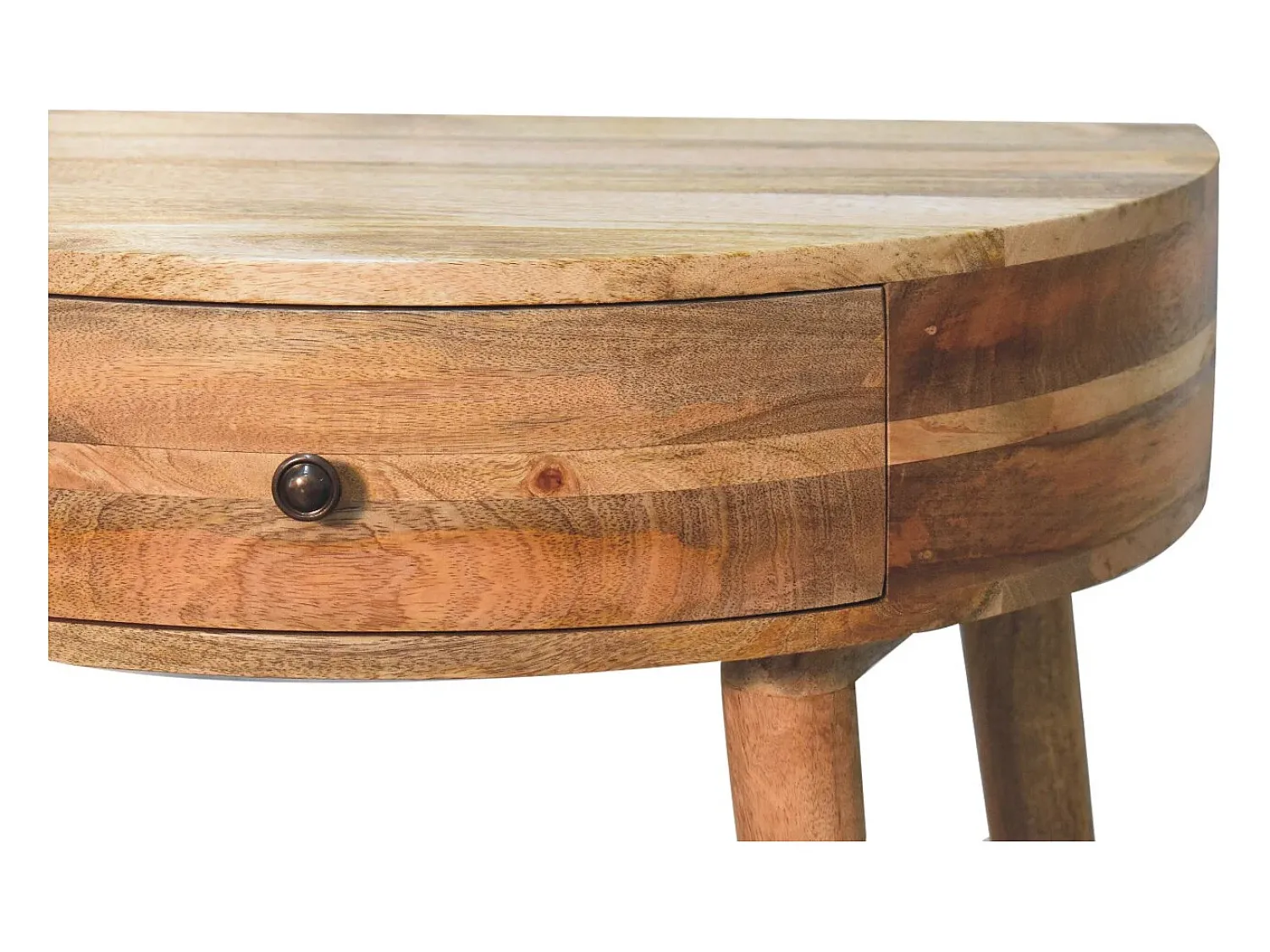 Consola* Artisan Furniture Madeira maciça Mesa Console Odyssey em Tom de Carvalho Castanho