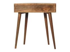 Consola* Artisan Furniture Madeira maciça Mesa Console Odyssey em Tom de Carvalho Castanho