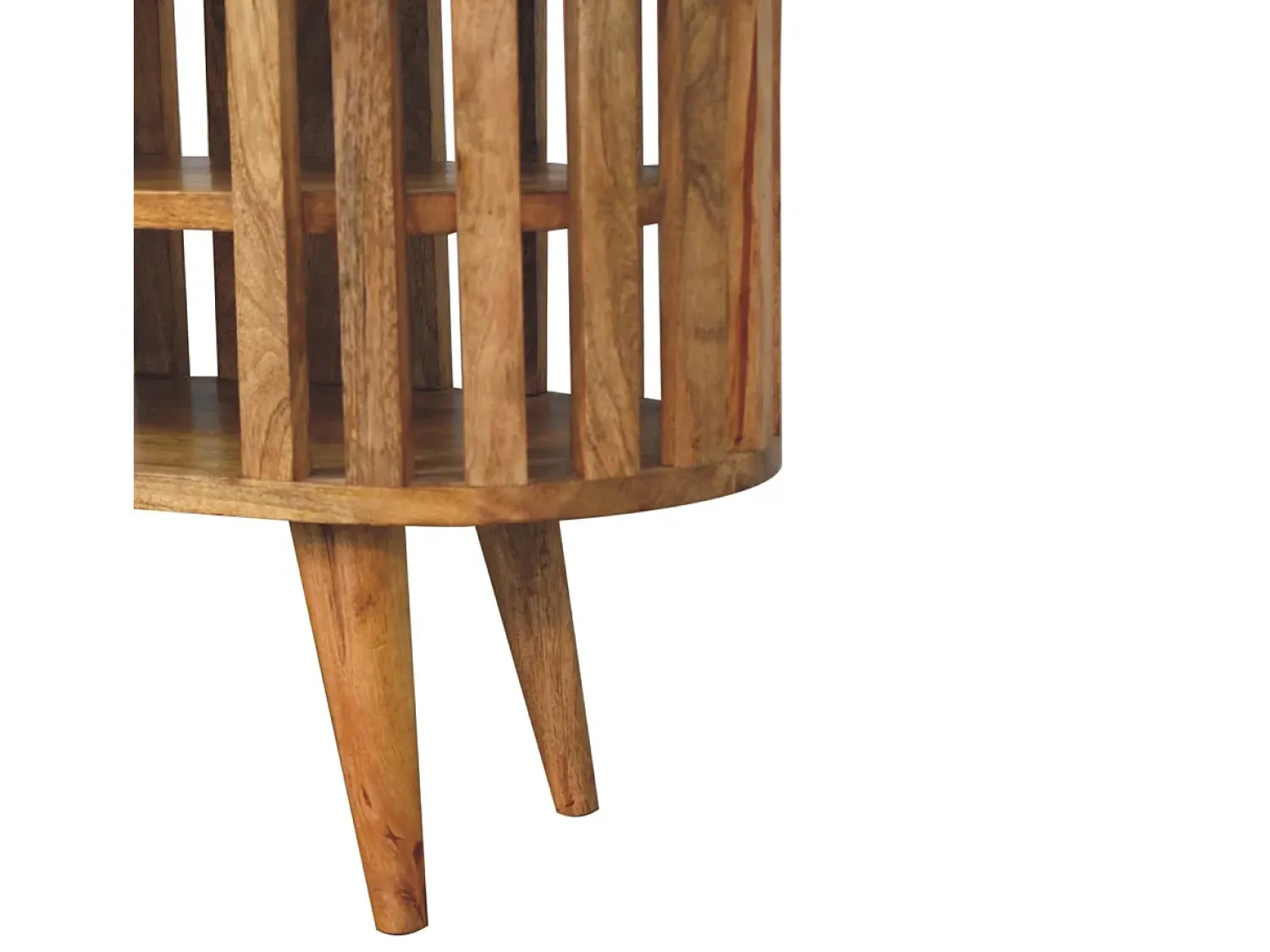 Móvel De Tv| Artisan Furniture Madeira maciça Unidade de Mídia Mini Ariella Castanho