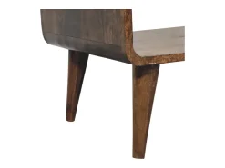 Mesa De Centro* Artisan Furniture Mesa de centro com bordas arredondadas Castanho