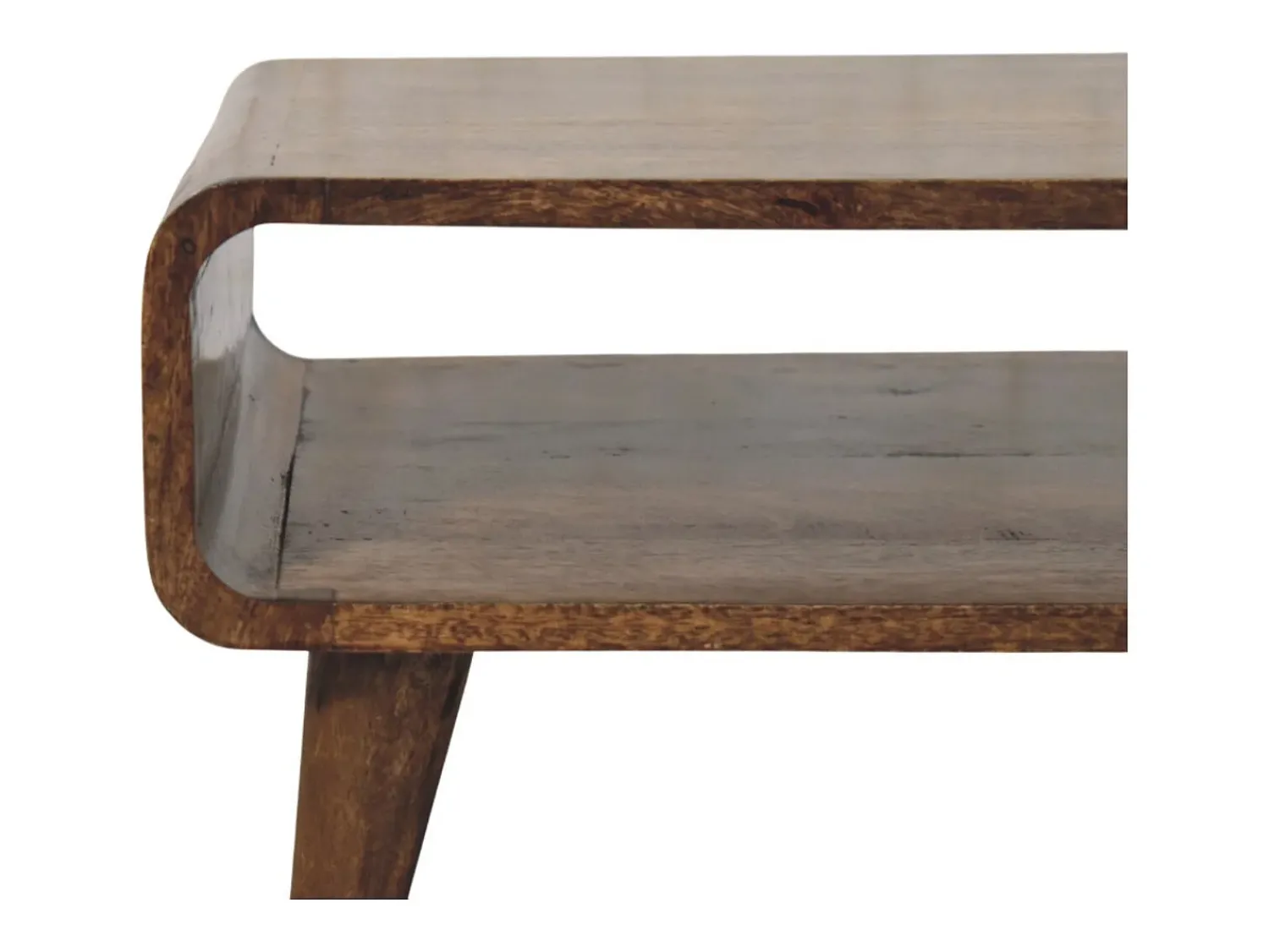 Mesa De Centro* Artisan Furniture Mesa de centro com bordas arredondadas Castanho