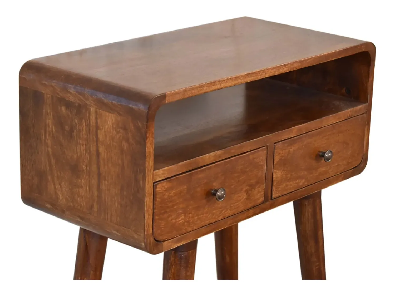 Consola| Artisan Furniture Mini consola em castanheiro Castanho