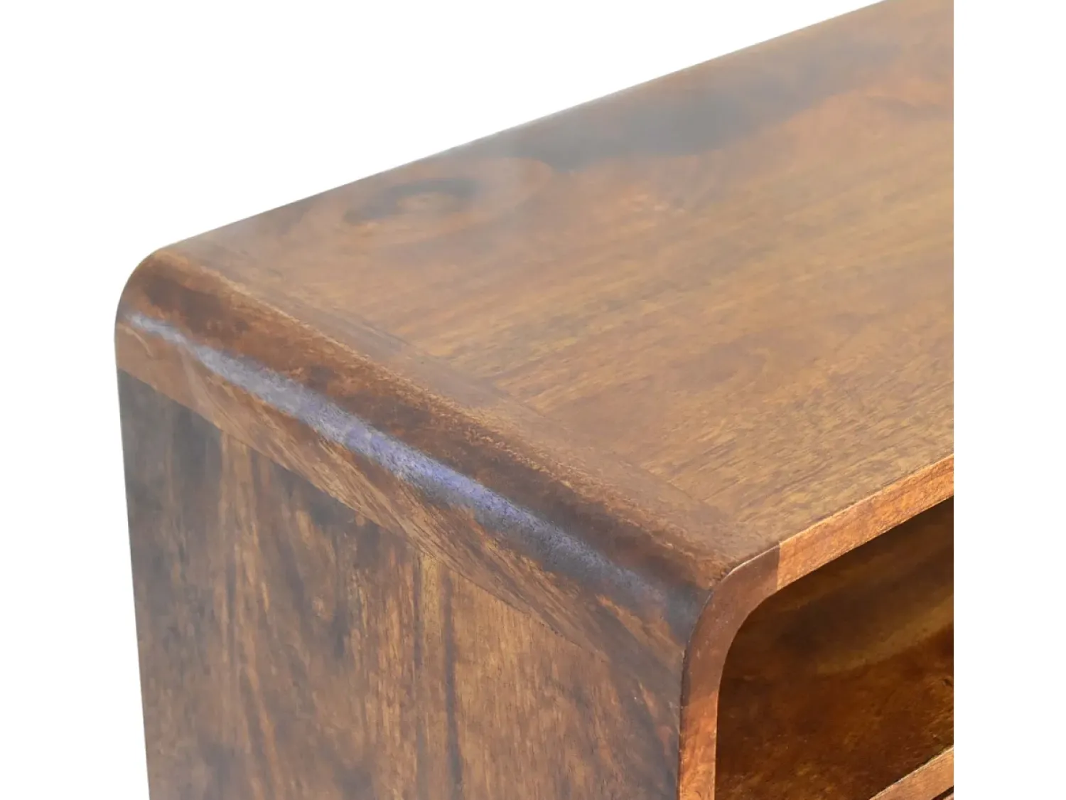 Consola| Artisan Furniture Mini consola em castanheiro Castanho