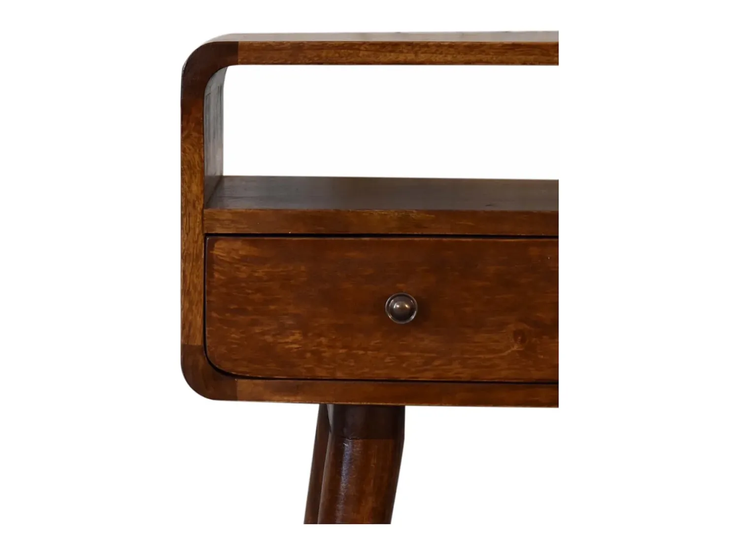 Consola| Artisan Furniture Mini consola em castanheiro Castanho