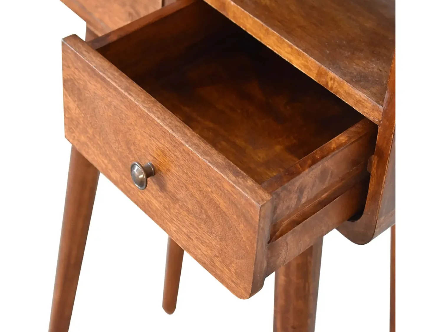 Consola| Artisan Furniture Mini consola em castanheiro Castanho