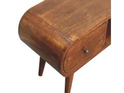 Móvel De Tv* Artisan Furniture Móvel de TV em madeira maciça de castanheiro Londres Castanho chocolate