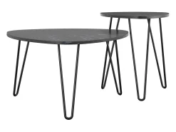 Mesa De Centro|Novogratz Athena | Mesas de apoio em mármore Preto