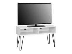 Móvel De Tv|Dorel Home Athena | Móvel TV com 2 compartimentos em efeito mármore Branco