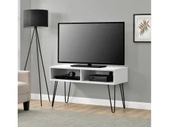 Móvel De Tv|Dorel Home Athena | Móvel TV com 2 compartimentos em efeito mármore Branco