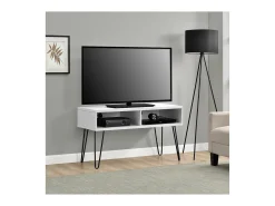Móvel De Tv|Dorel Home Athena | Móvel TV com 2 compartimentos em efeito mármore Branco