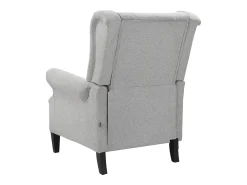 Poltrona*Loft24 Aura Reclinável em tecido Belfast claro Cinzento