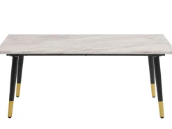 Mesa De Centro*Loft24 Aurora | Mesa de centro com 1 prateleira em MDF cinzento Branco