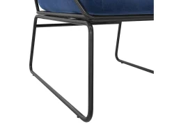 Poltrona|Dorel Home Avery | Cadeira de Acento em Veludo Azul