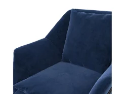 Poltrona|Dorel Home Avery | Cadeira de Acento em Veludo Azul