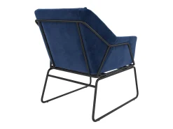 Poltrona|Dorel Home Avery | Cadeira de Acento em Veludo Azul
