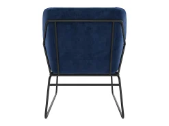 Poltrona|Dorel Home Avery | Cadeira de Acento em Veludo Azul
