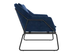 Poltrona|Dorel Home Avery | Cadeira de Acento em Veludo Azul
