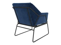 Poltrona|Dorel Home Avery | Cadeira de Acento em Veludo Azul