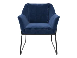 Poltrona|Dorel Home Avery | Cadeira de Acento em Veludo Azul