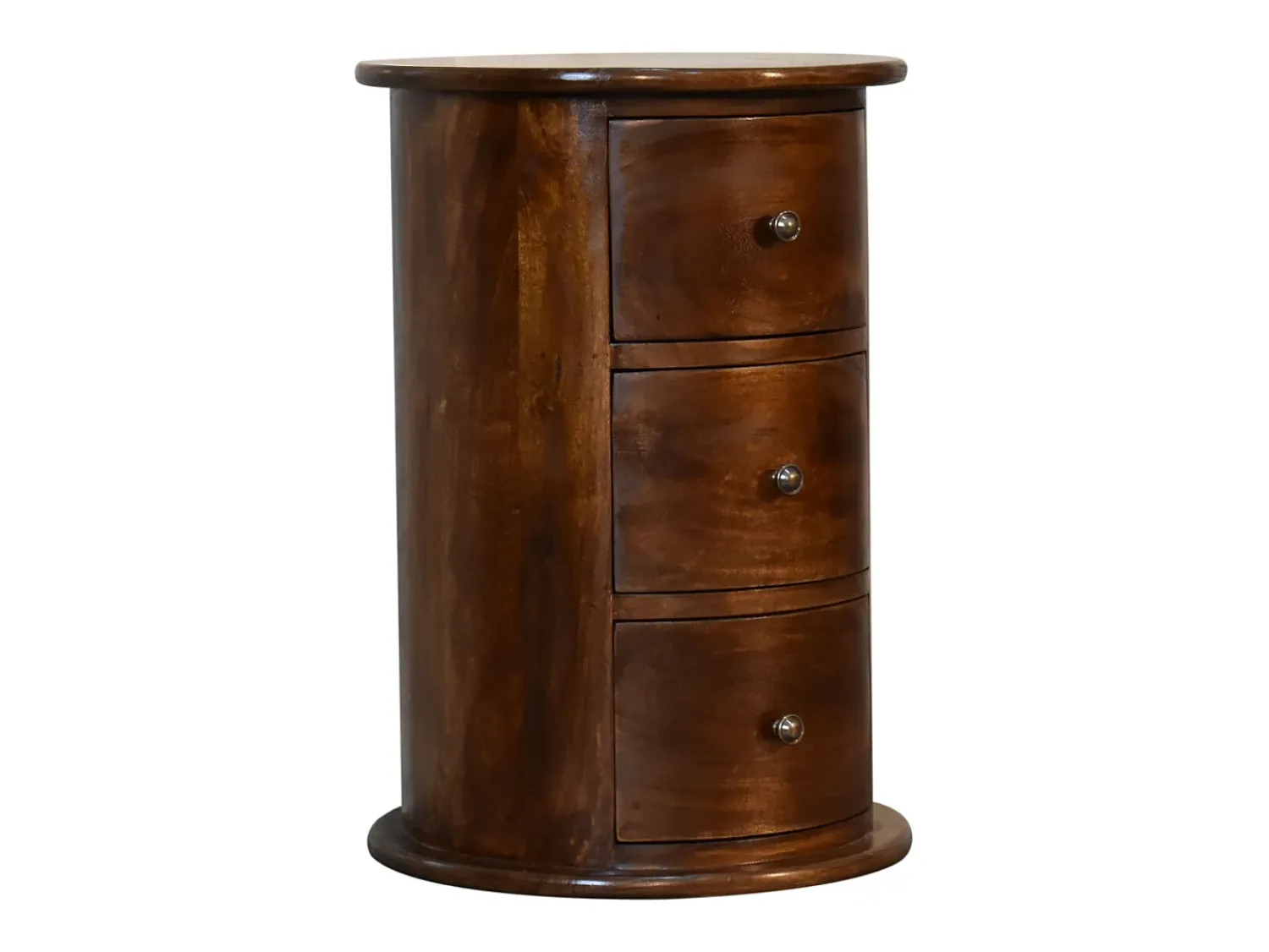 Acessórios De Arrumação* Baú com 3 gavetas Chestnut Drum Castanho