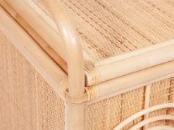 Sale OZAIA Baú de armazenamento em vime trançado, C.91 x P. 48 x A. 58 cm, Natural, LUMORA Natural claro