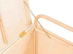 Sale OZAIA Baú de armazenamento em vime trançado, C.91 x P. 48 x A. 58 cm, Natural, LUMORA Natural claro