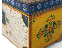 Acessórios De Arrumação*Giner y colomer Baú em madeira manguier pintado à la main multicolorido Multicor