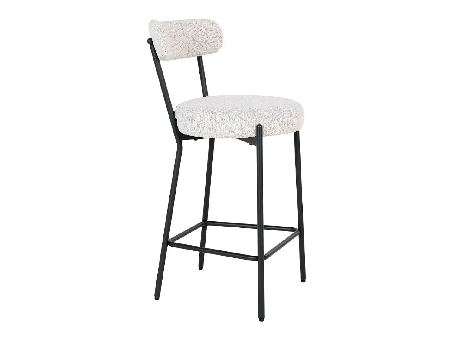 Banco* Banco Alto Badalona, , 46x39x90 cm, Kendra Home Branco