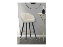 Banco| Banco Alto VKH429, , 55x56x104 cm, Kendra Home Bege
