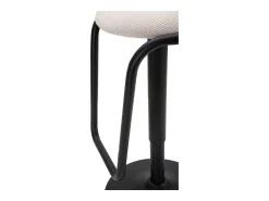Banco* Banco Alto VKH448, Branco, 41x41x61 cm, Kendra Home Preto