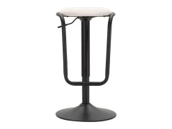 Banco* Banco Alto VKH448, Branco, 41x41x61 cm, Kendra Home Preto