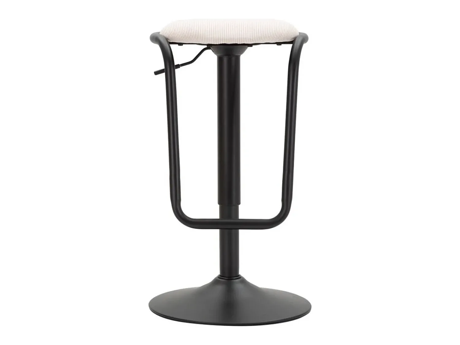 Banco* Banco Alto VKH448, Branco, 41x41x61 cm, Kendra Home Preto