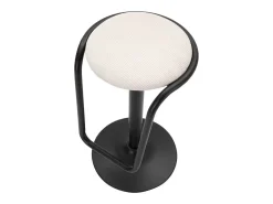 Banco* Banco Alto VKH448, Branco, 41x41x61 cm, Kendra Home Preto
