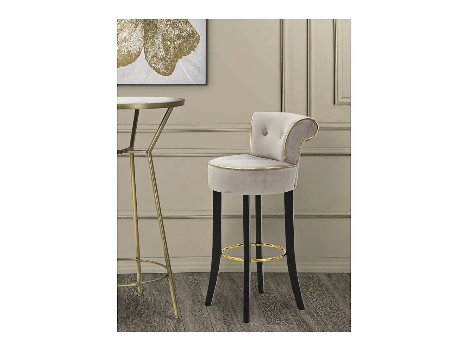 New Banco Alto VKH441, , 46x48x96 cm, Kendra Home Cinzento