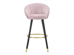 Banco* Banco Alto VKH431, Cor-de-rosa, 55x56x104 cm, Kendra Home Rosa claro