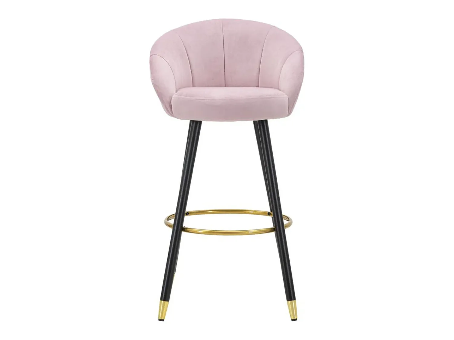 Banco* Banco Alto VKH431, Cor-de-rosa, 55x56x104 cm, Kendra Home Rosa claro