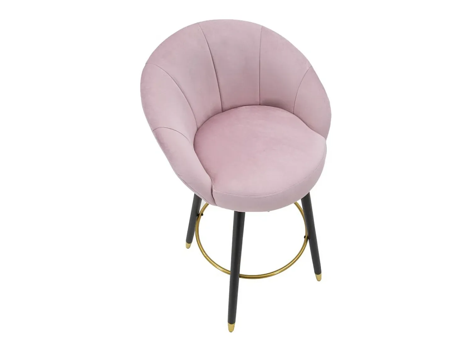 Banco* Banco Alto VKH431, Cor-de-rosa, 55x56x104 cm, Kendra Home Rosa claro