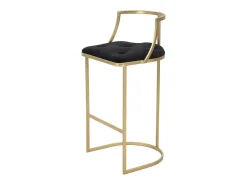 Discount Banco Alto VKH450, Ouro, 45x45x90 cm, Kendra Home Dourado