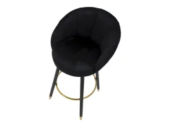 Outlet Banco Alto VKH430, , 55x56x104 cm, Kendra Home Preto